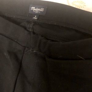 Black Madewell size 0 skinny pants